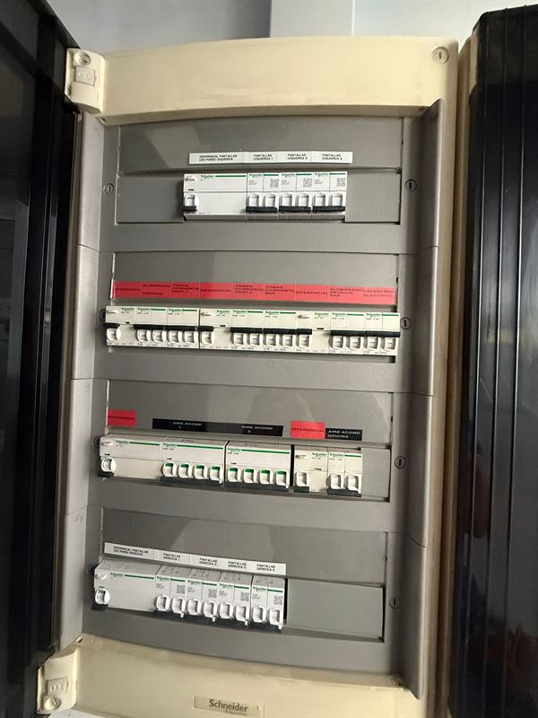 Cuadro eléctrico modular con protecciones